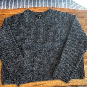 Banana Republic Factory Dark Gray Crewneck Sweater